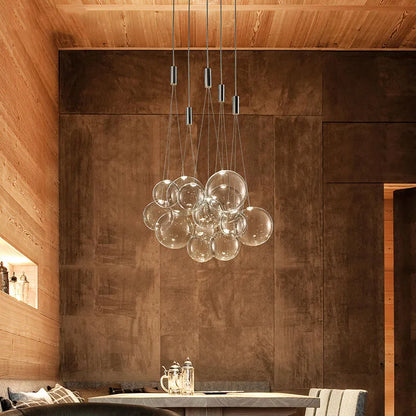 DecorBites™ Bubble Glass Pendant Light: Stylish Nordic Home Decor Lighting