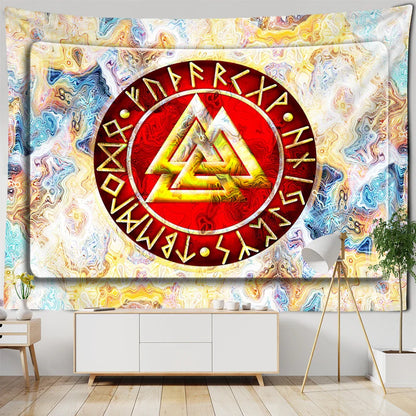 Decobites Psychedelic Reaper Wall Tapestry Mystery Decor for Witchcraft Room