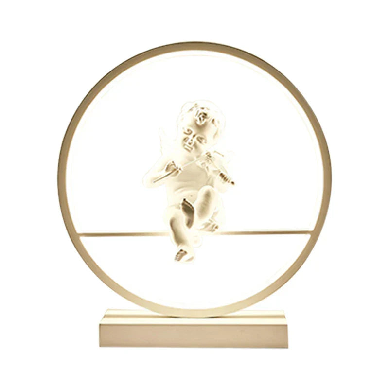 DecorBites™ Dimmable Angel Table Lamp for Dream Bedroom Decor & Warm LED Lighting