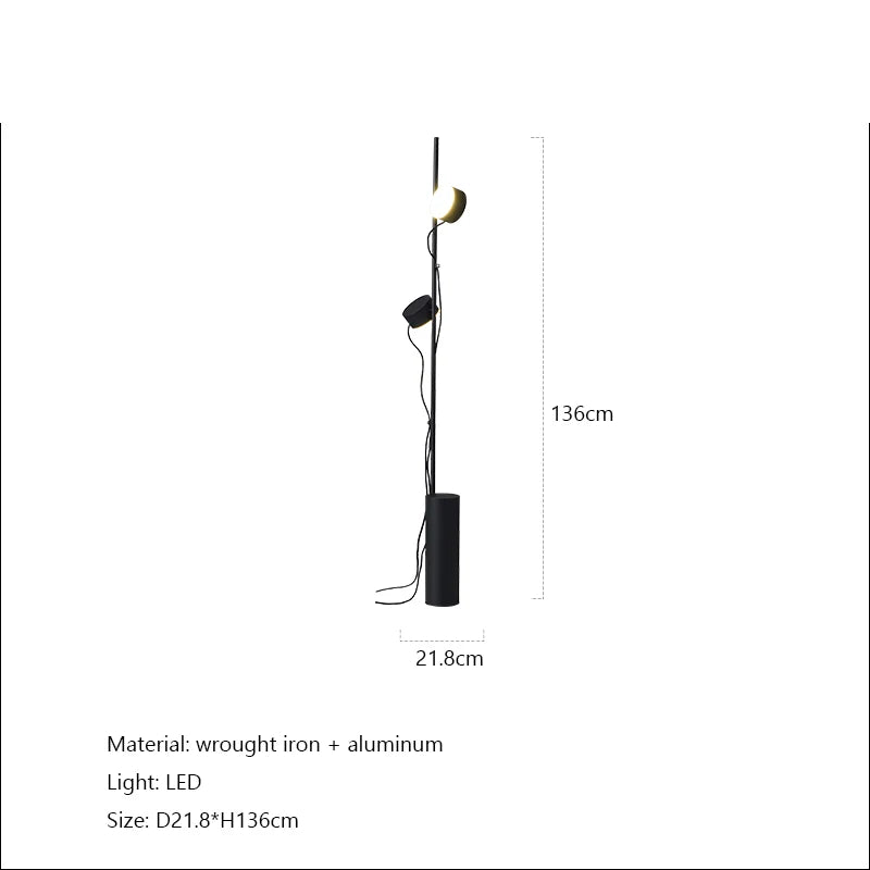 DecorBites™ LED Spotlight Projection Floor Lamp for Modern Minimalist Living Room Decor