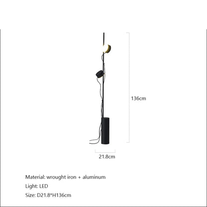 DecorBites™ LED Spotlight Projection Floor Lamp for Modern Minimalist Living Room Decor