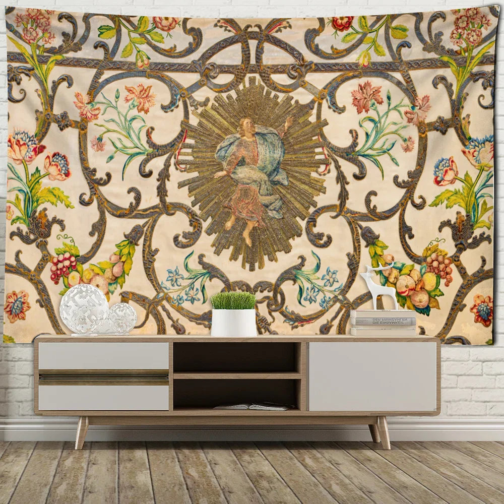 ديكوربايتس™ نسيج جداري بنمط عتيق باللون الكاكي لديكور داخلي فاخر