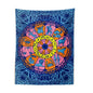 Decobites Zodiac Wheel Tarot Tapestry: Hippie Boho Wall Art for Astrology & Witchcraft