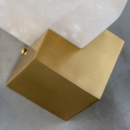 DecorBites™ Jade Wall Lamps: Modern LED Square Marble Lighting Fixtures for Home Decor