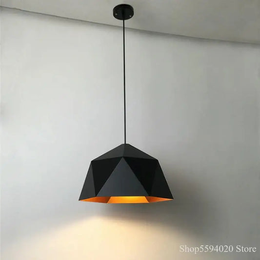 DecorBites™ Industrial Loft Pendant Light | Modern Iron Hanging Lamp for Kitchen | E27 Fixture