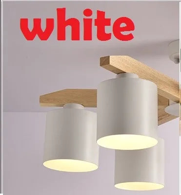 DecorBites™ Iron & Wood Chandelier: Kids Room & Kitchen Island Lighting Fixtures