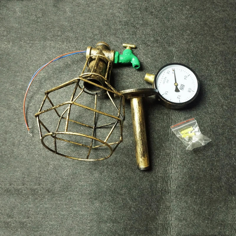 Aplique de pared industrial retro DecorBites™: Lámparas de estilo steampunk para la decoración del hogar