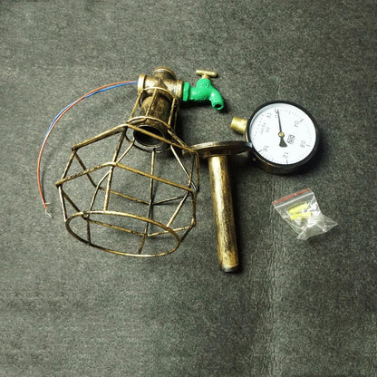 Aplique de pared industrial retro DecorBites™: Lámparas de estilo steampunk para la decoración del hogar