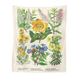 Decobites Vintage Floral Botanical Tapestry Wall Hanging for Elegant Home Decor