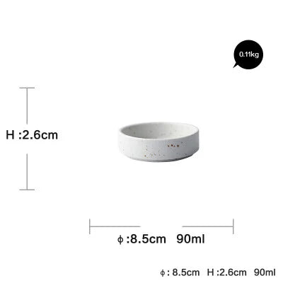 DecorBites™ Ceramic Dinner Plate Set - Round Western Meal Plate, Steak Dish, Rice Bowl