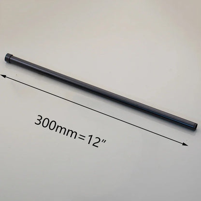 DecorBites™ Golden Black Stainless Steel Round Shower Arm for Bathroom with Extension Arm