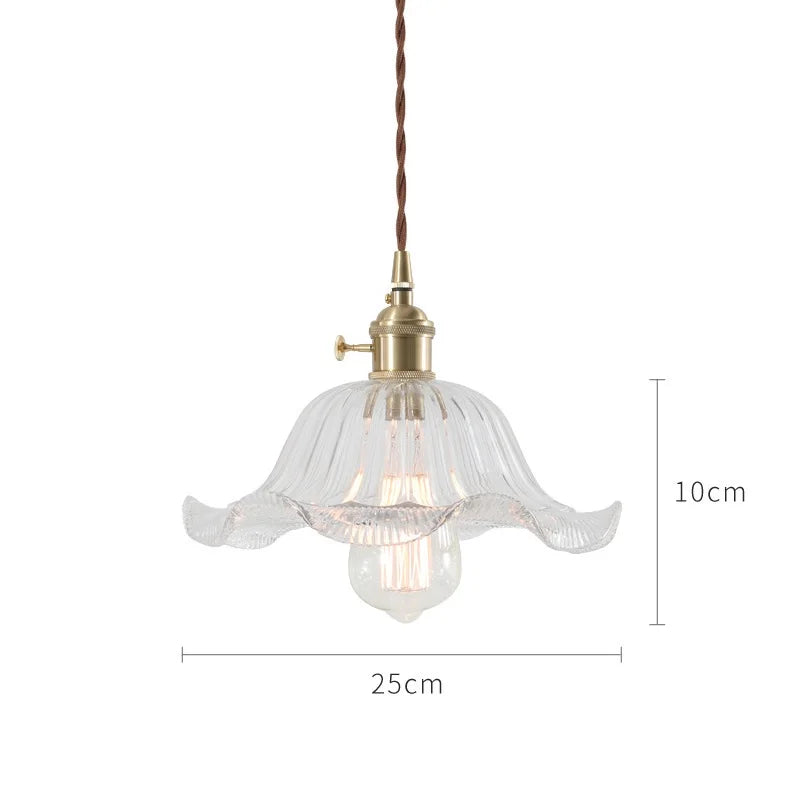 Lámparas Colgantes de Vidrio Decorbites™: Estilo Nórdico Japonés, Lámpara LED Industrial Vintage para Hogar, Bar, Café