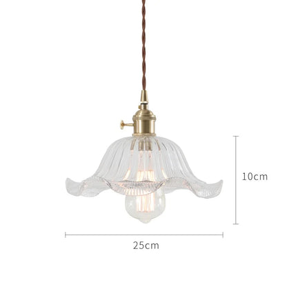 Lámparas Colgantes de Vidrio Decorbites™: Estilo Nórdico Japonés, Lámpara LED Industrial Vintage para Hogar, Bar, Café