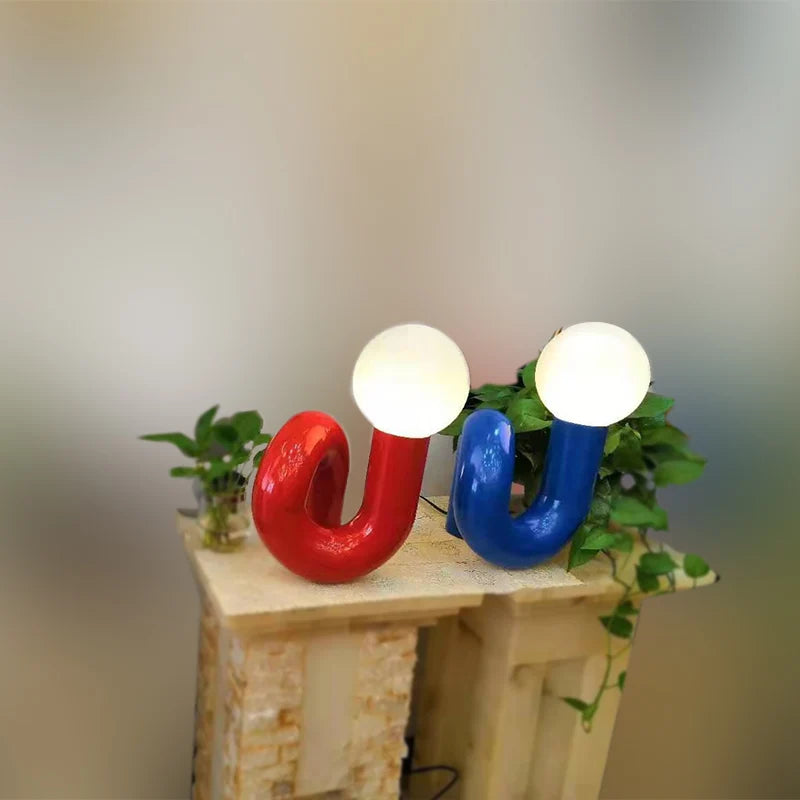 DecorBites™ Glass Ball Table Lamp for Bedroom, Designer Model, Minimalist, Children's Room, Modern