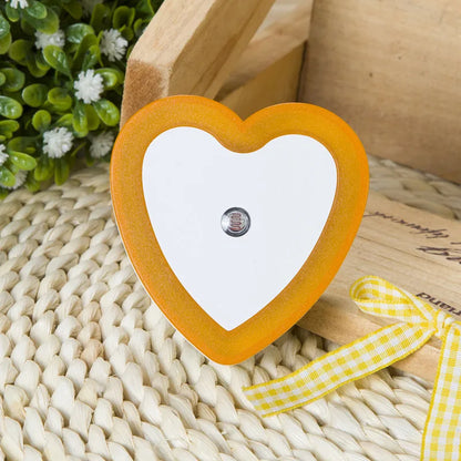 DecorBites™ Heart-Shaped LED Night Light with Wireless Sensor Control for Bedroom & Living Room