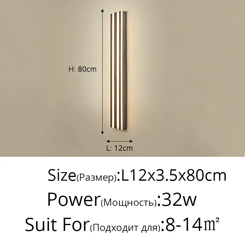 DecorBites™ LED Wall Lamp: Modern Waterproof Lighting for Bedroom, Living Room, and Exterior Corridor