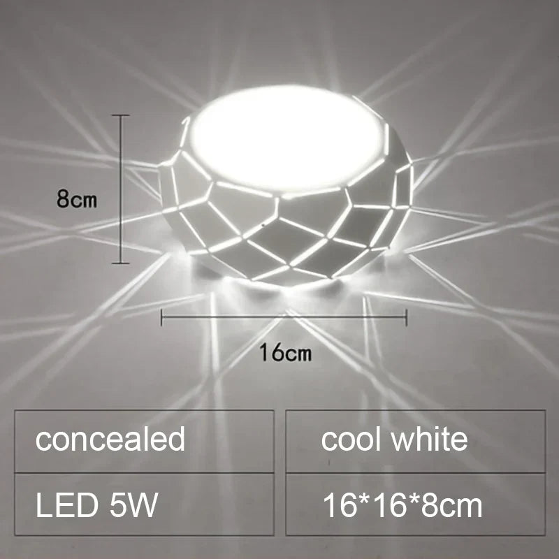 DecorBites™ LED Ceiling Light: Simplicity 5W 12W Dimmable Cylinder Lamp for Aisle Corridor