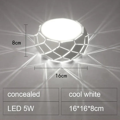 DecorBites™ LED Ceiling Light: Simplicity 5W 12W Dimmable Cylinder Lamp for Aisle Corridor