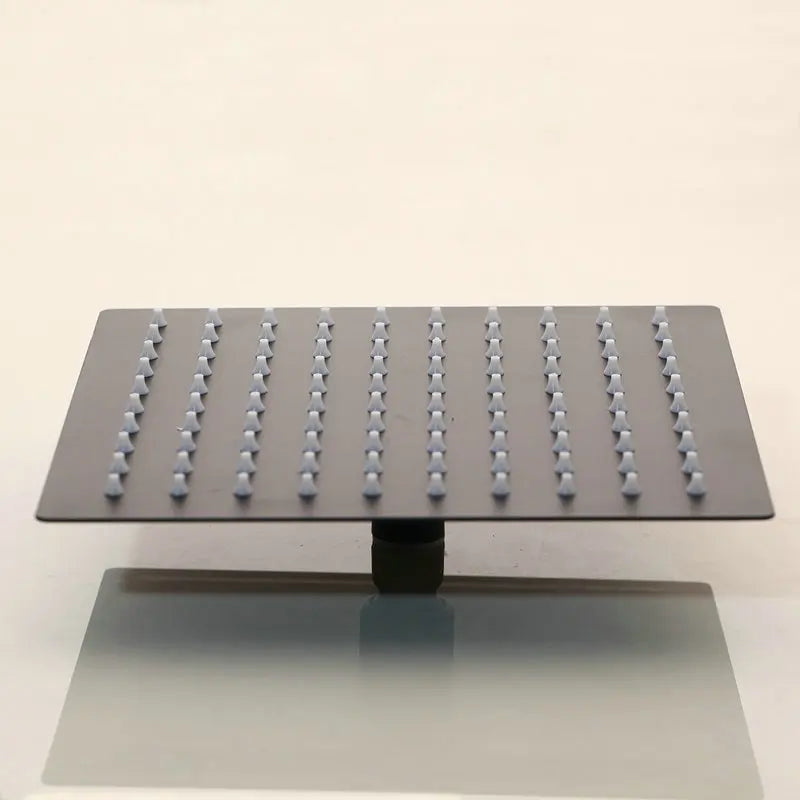 DecorBites™ Black Digital Shower Faucet, Matte Black Finish, Thermostatic Temperature Display