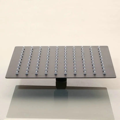 DecorBites™ Black Digital Shower Faucet, Matte Black Finish, Thermostatic Temperature Display