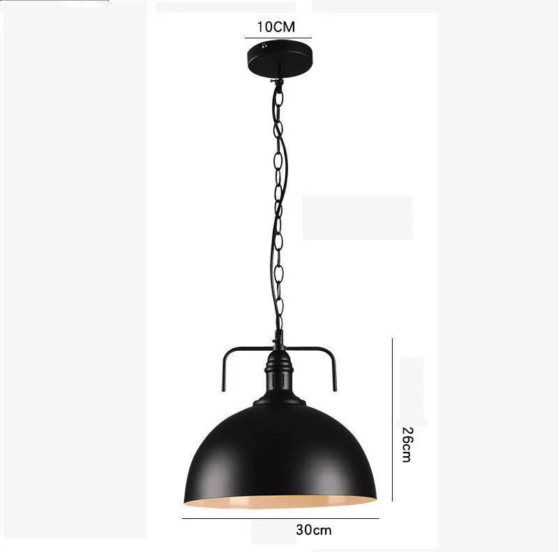 DecorBites™ Iron Dome Industrial Pendant Light for Cafe Bar Home Decor