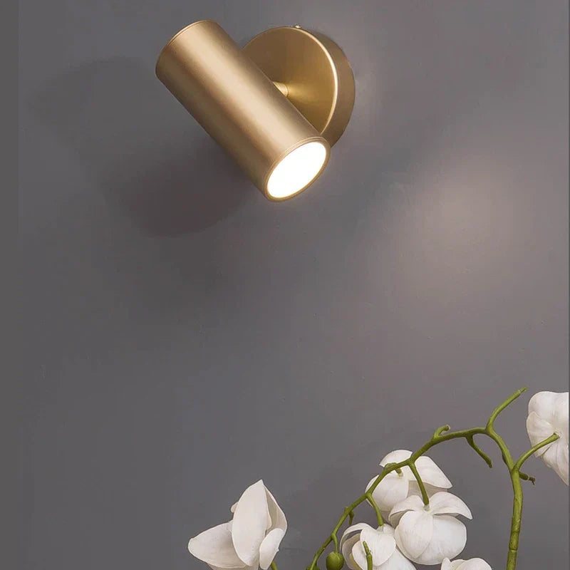 Lámpara de pared LED de arte de hierro dorado Decorbites™ moderna para dormitorio y sala de estar