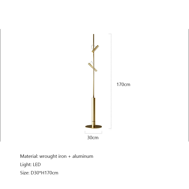DecorBites™ LED Spotlight Projection Floor Lamp for Modern Minimalist Living Room Decor