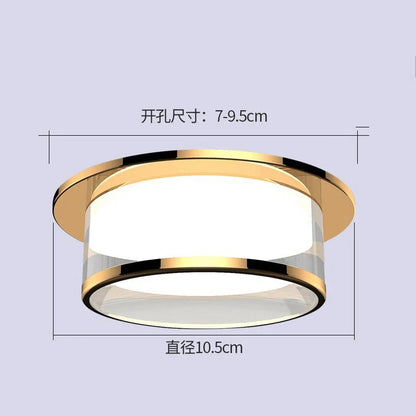 DecorBites™ Crystal LED Ceiling Lamp for Living Room Bedroom Kitchen Bathroom