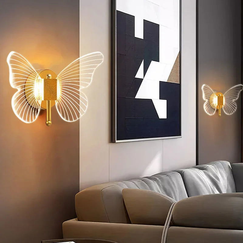 DecorBites™ Butterfly Nordic LED Wall Lamp Modern Sconces Lights for Home Decor