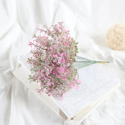 DecorBites™ Elegant Flocking Lover Grass Bouquet Mother's Day Gift Silk Flower Bouquet