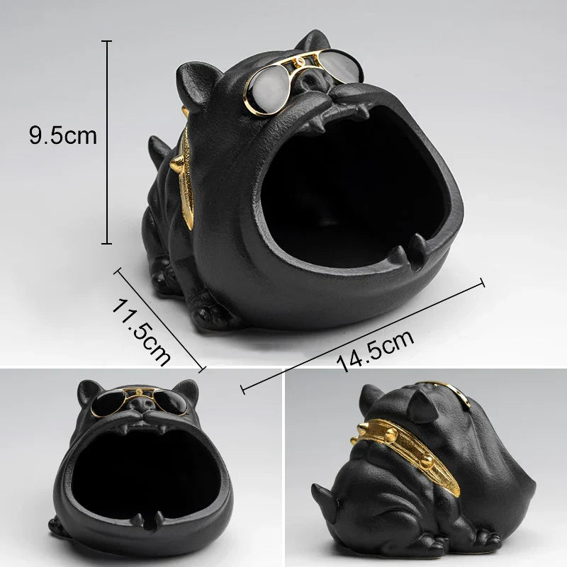 DecorBites™ Cartoon Dog Ashtray | Creative Animal Resin Home Decor Gift