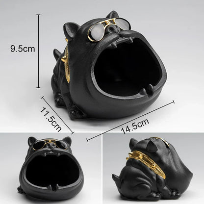 DecorBites™ Cartoon Dog Ashtray | Creative Animal Resin Home Decor Gift