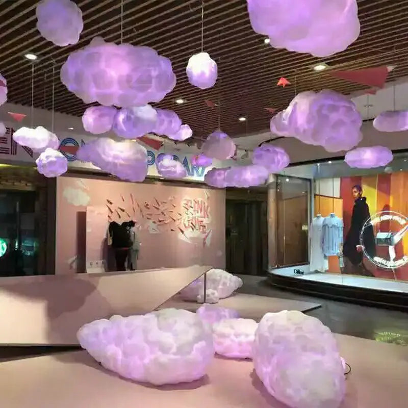 DecorBites™ Cloud LED Chandelier Light for Kids room Nursery School