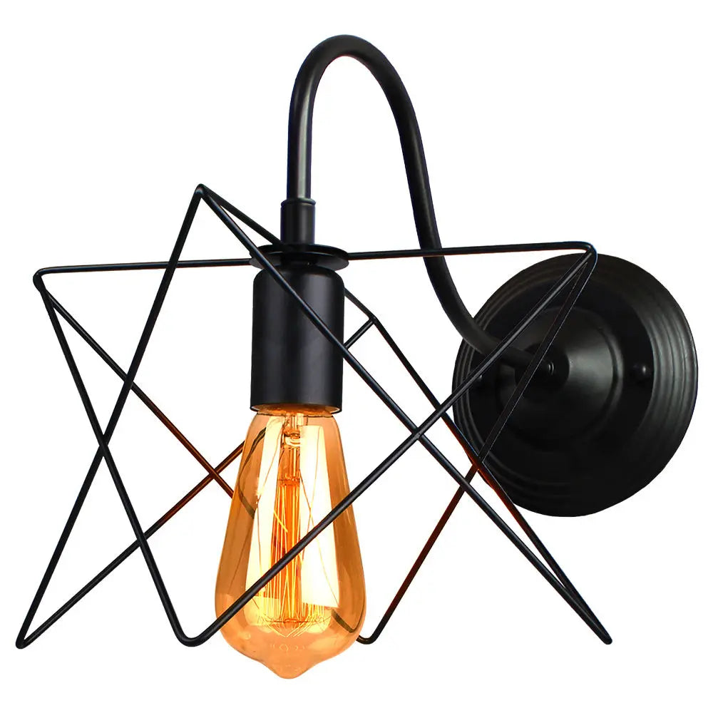 Decorbites™ Industrielle Eisen Wandlampe E27 Retro Loft Vintage LED Leuchte