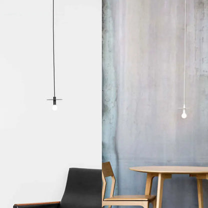 DecorBites™ Iron Pendant Light: Nordic LED E27 Hanging Lamp for Home Decor
