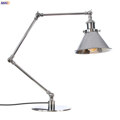 DecorBites™ Industrial LED Table Lamp For Home Decor - US/EU Plug Switch, Loft Style