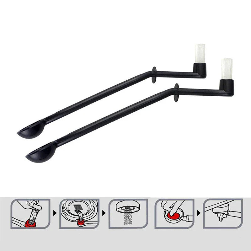 DecorBites™ Coffee Machine Brush: Premium Coffee Grinder Cleaning Tool & Matcha Tea Powder Brush