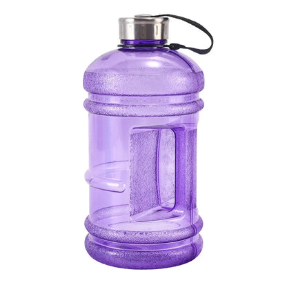 Botella de agua deportiva DecorBites™ de 2,2 L para fitness, gimnasio y actividades al aire libre como correr.