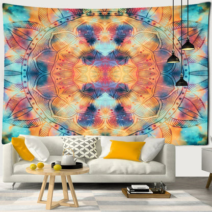 Decobites Chakras Mandala Tapestry Wall Hanging - Hippie Psychedelic Home Decor