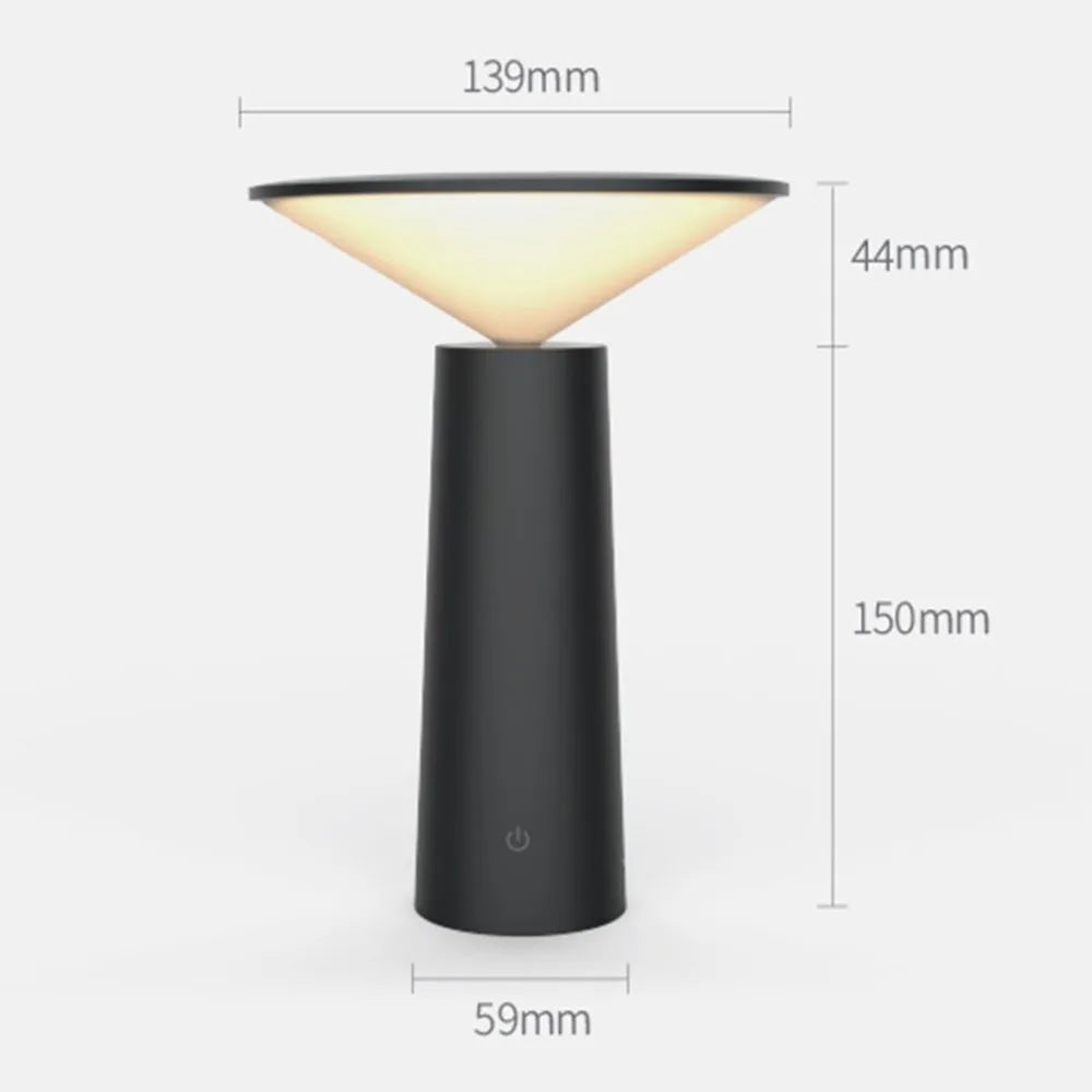 DecorBites™ LED USB Desk Lamp Touch Sensor Bedroom Light for Study