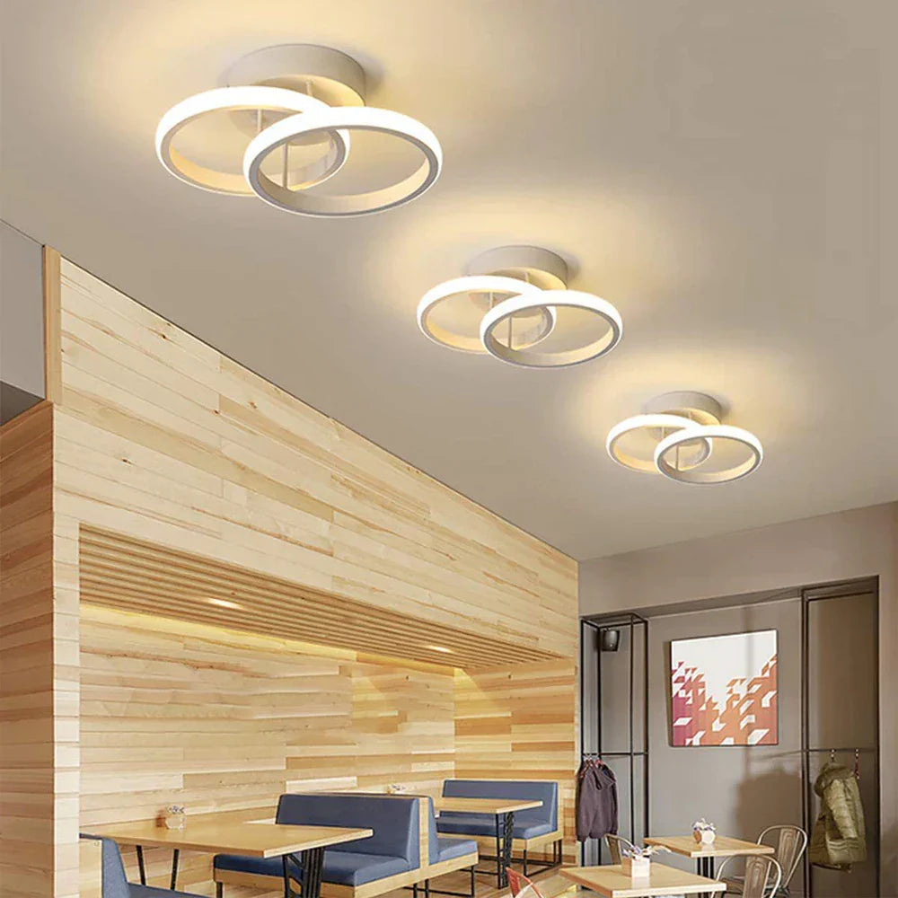 DecorBites™ LED Ceiling Light: Modern Minimalist Nordic Home Chandelier Lighting for Living Room