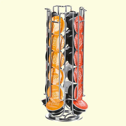 DecorBites™ Dolce Gusto Coffee Pod Holder and Tamper Stand for 24 Capsules