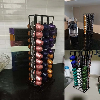 DecorBites™ Coffee Capsule Holder Stand for 60/40 Nespresso Pods
