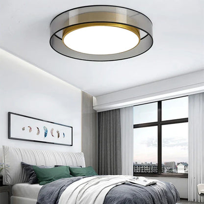 DecorBites™ LED Ceiling Light: Minimalist Nordic Round Lighting Fixture for Living Room, Bedroom, Dining Room