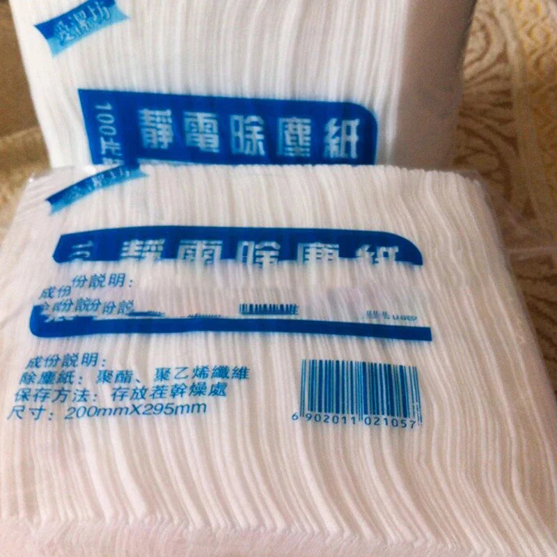 DecorBites™ Electrostatic Dust Removal Cloth 100pcs Pack