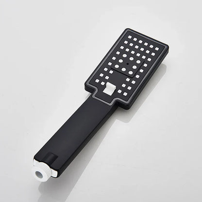 DecorBites™ Black High Pressure Hand-held Shower Head for Water Saving and Bathroom Rainfall
