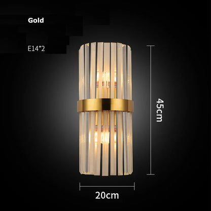 DecorBites™ Crystal LED Wall Sconce Light for Bedroom and Corridor