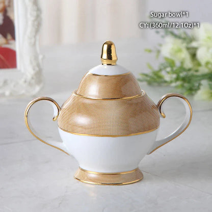 Juego de azucarero y cremera DecorBites™ de porcelana fina