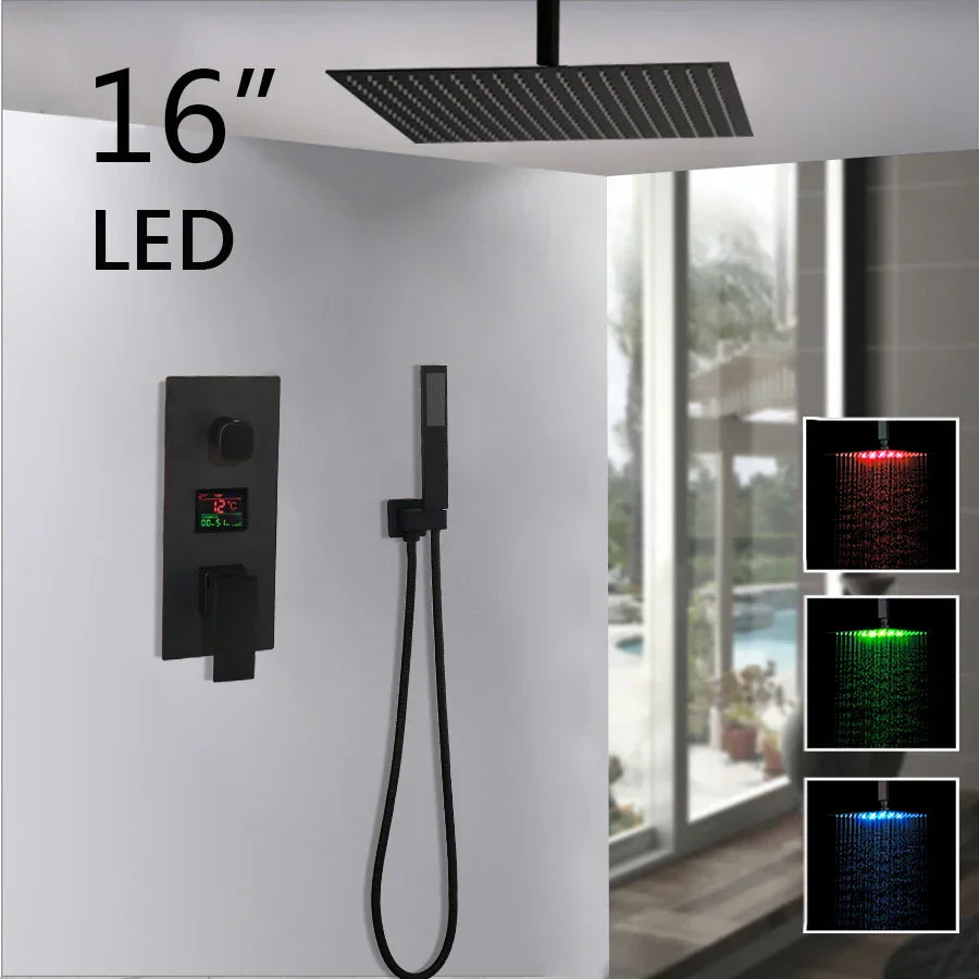 DecorBites™ Digital Display Shower Faucet Set with 3 Functions