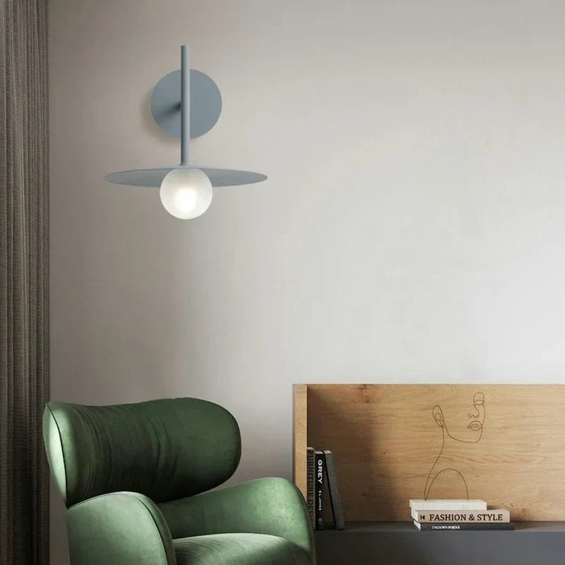 DecorBites™ Glass Ball Wall Lamp: Scandinavian Magic Bean Minimalism for Home Decor, Bedroom, Hallway